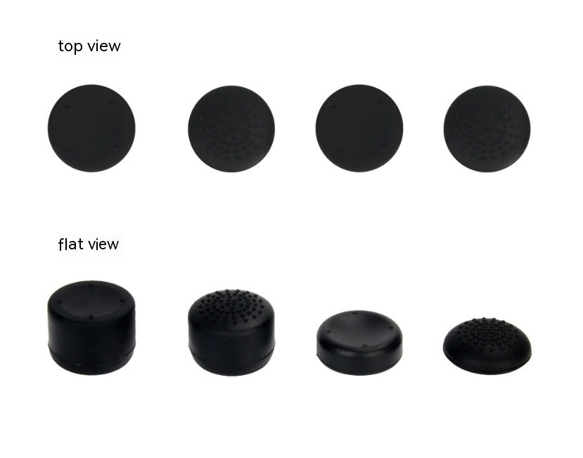 PS5 Handle Joystick Cap Button Silicone Mushroom-shaped Haircut Increased By Sleeve